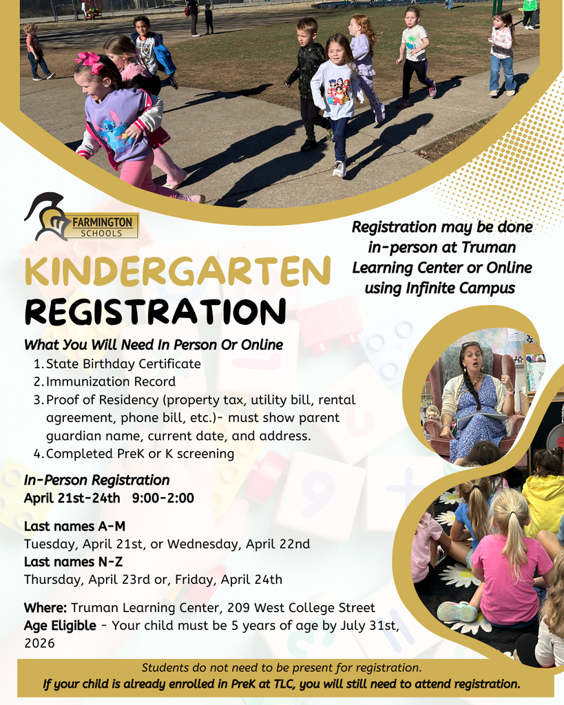 Kindergarten registration information