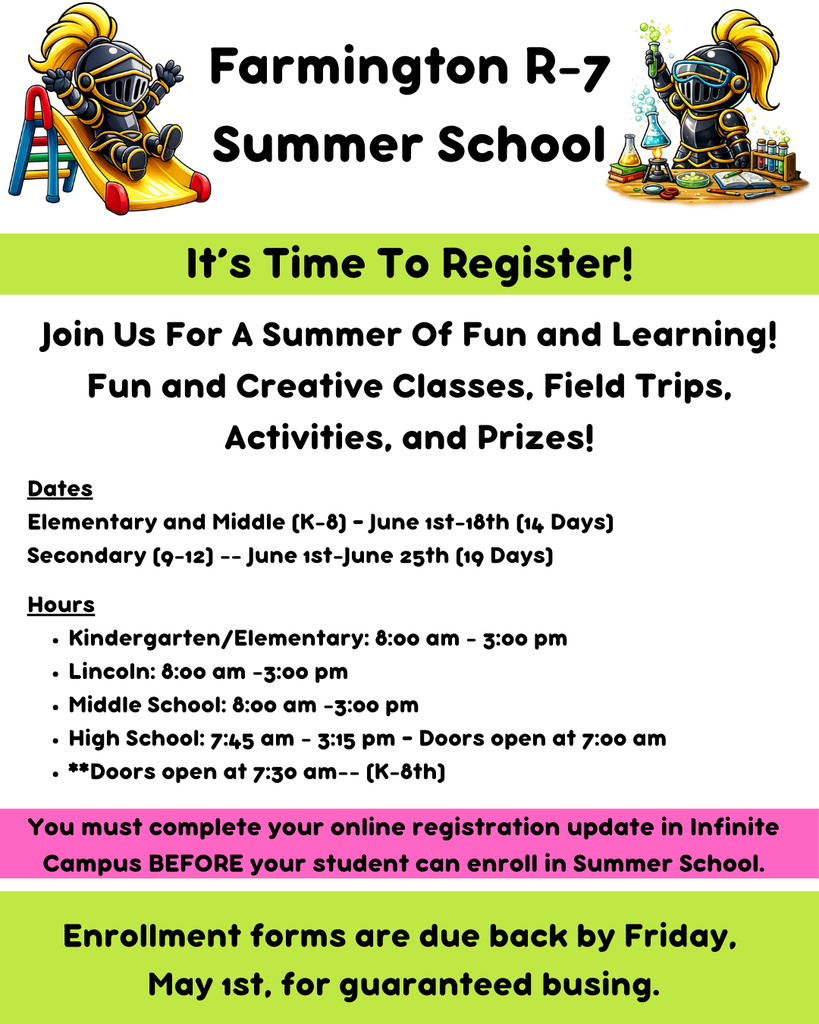 Summer School Info
