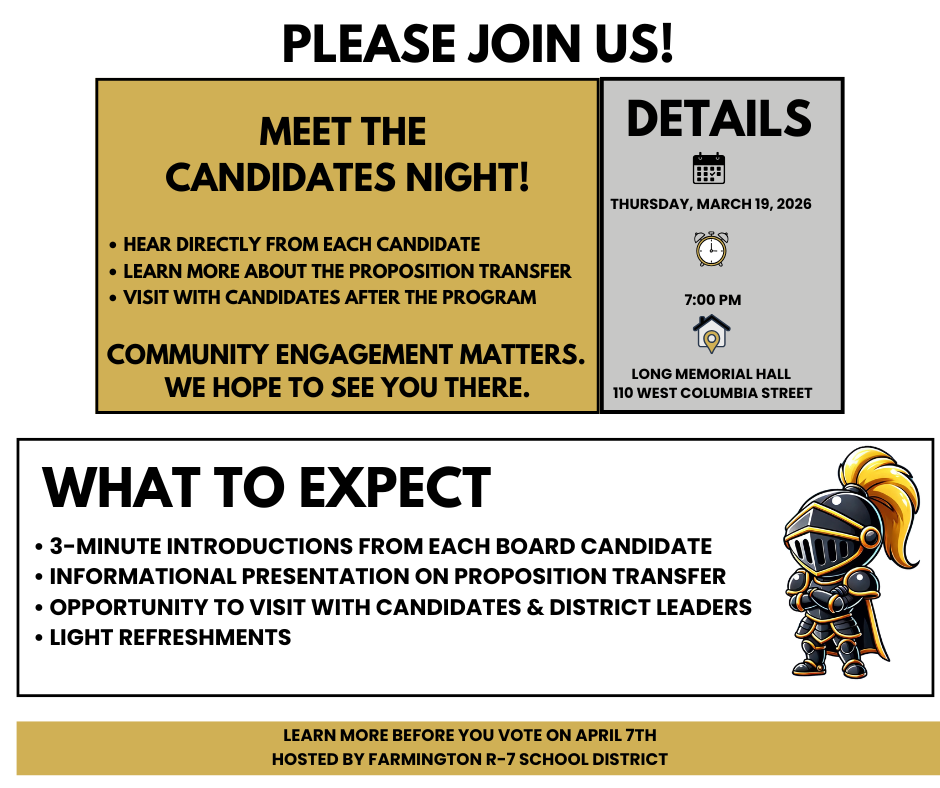 Meet the candidates flyer