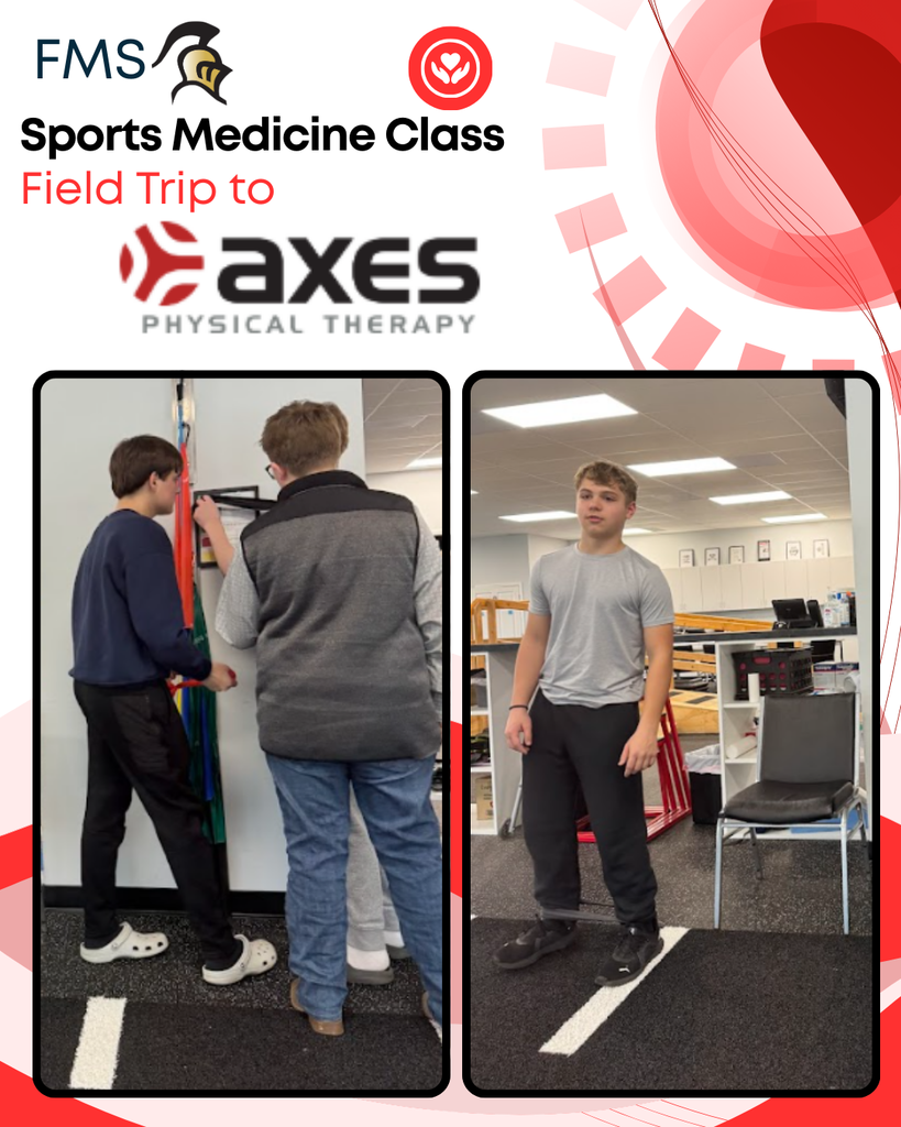 Students using equipment in Axes