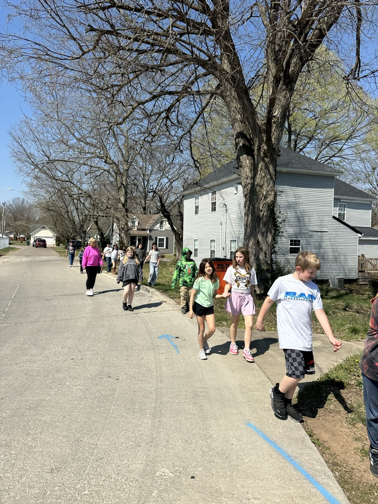 fourth grade wellness Wednesday walk 