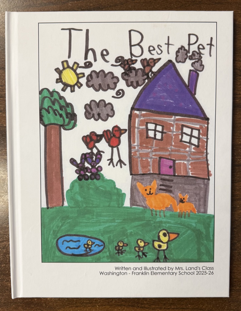 published book by Mrs. Land's first grade class