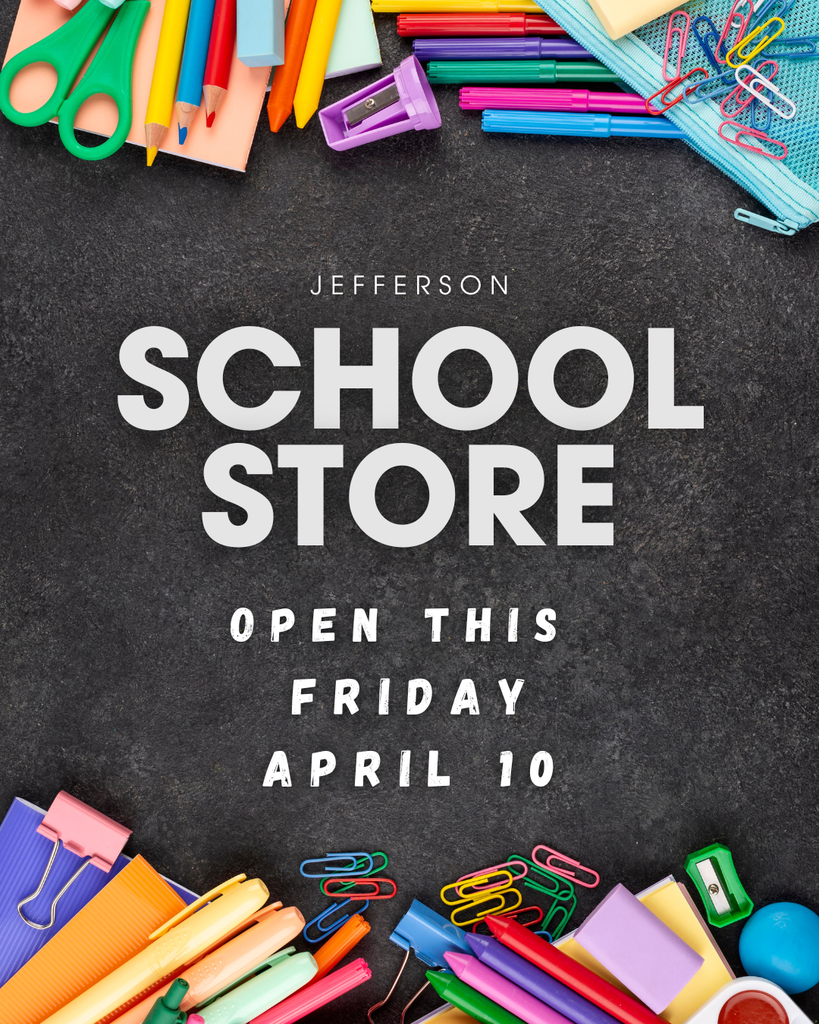 School Store open Friday