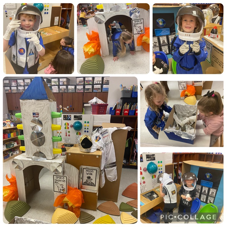 Space themed learning through play