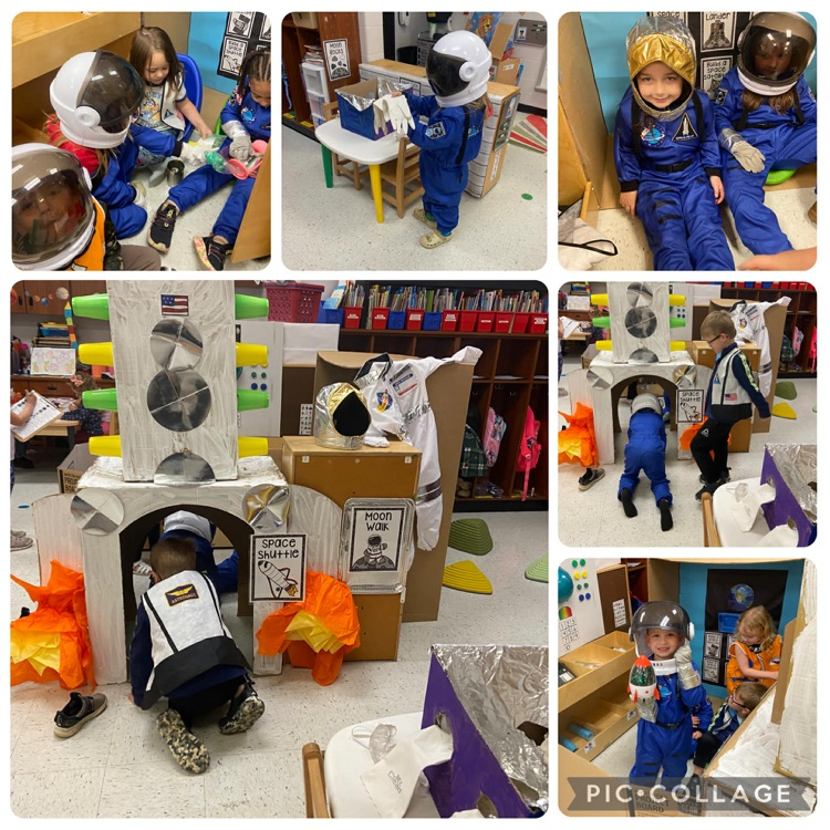 Space themed learning through play