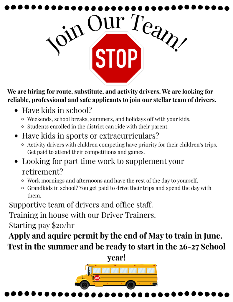 Hiring Bus Drivers