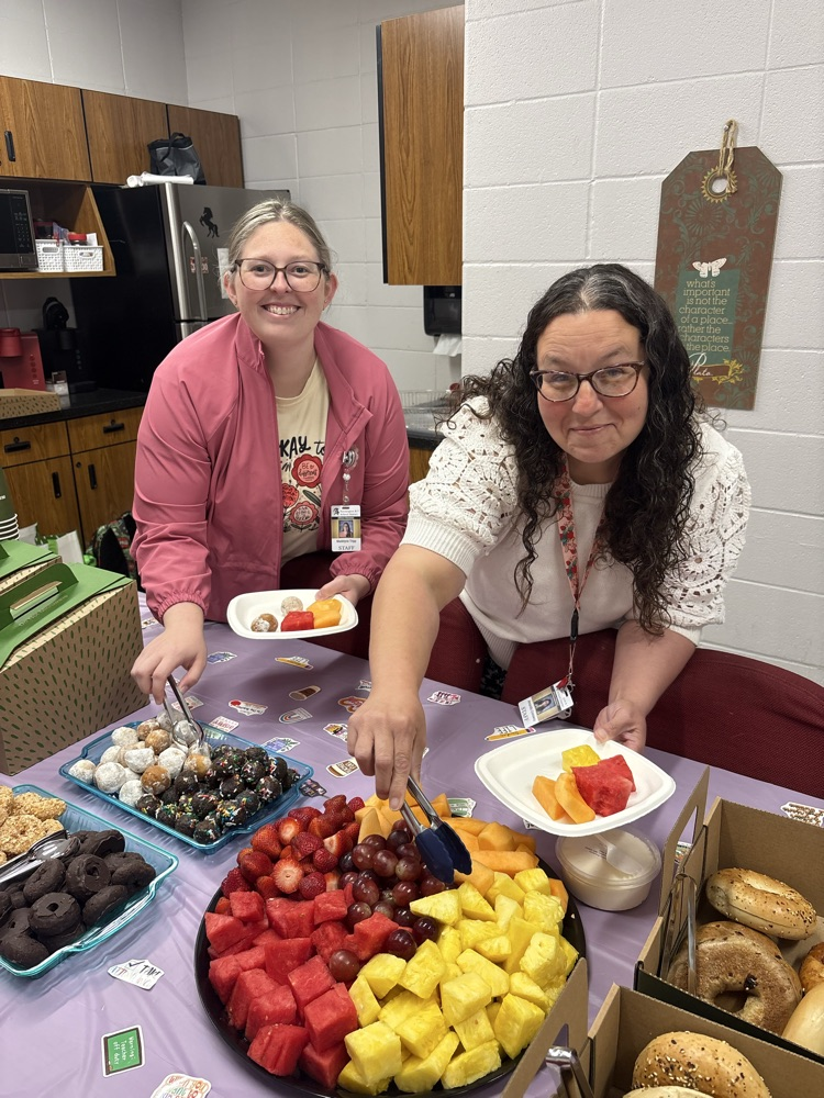 staff breakfast