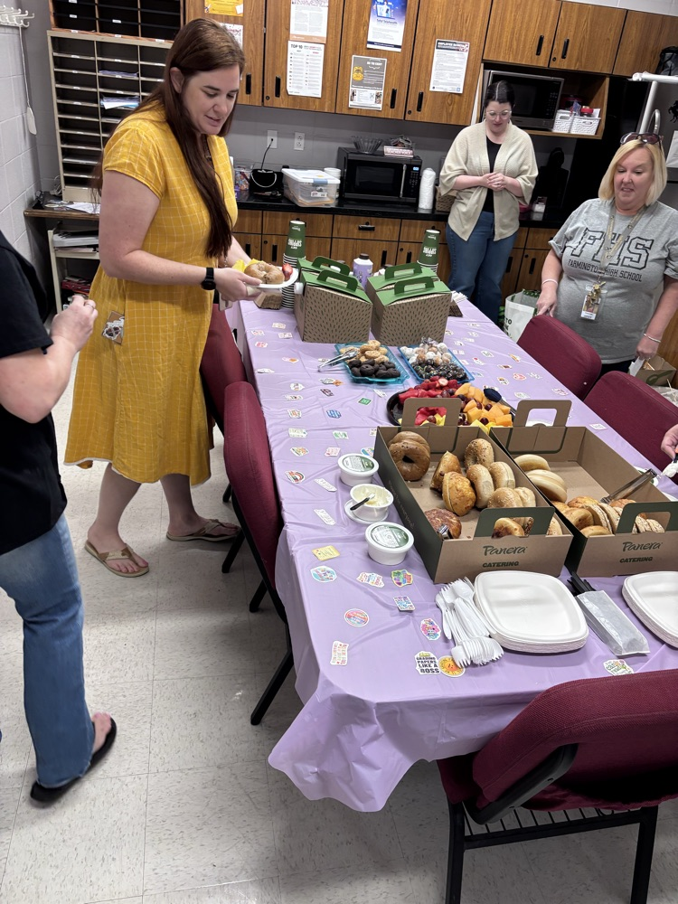 staff breakfast