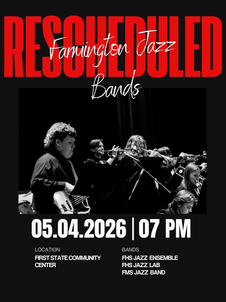 Rescheduled Jazz Band Concerts