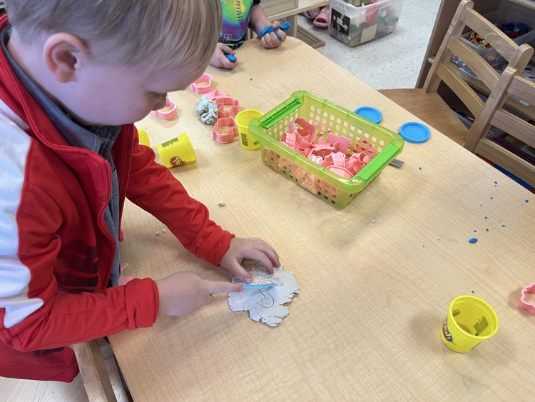 fine motor farm playdough fun