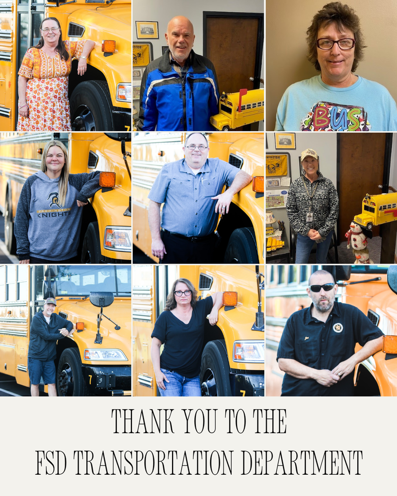 Thank you to the transportation department