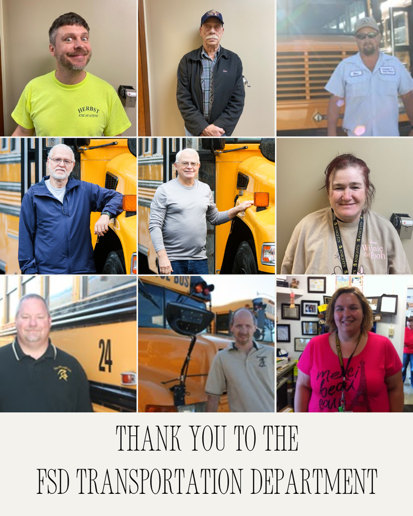 Thank you to the transportation department