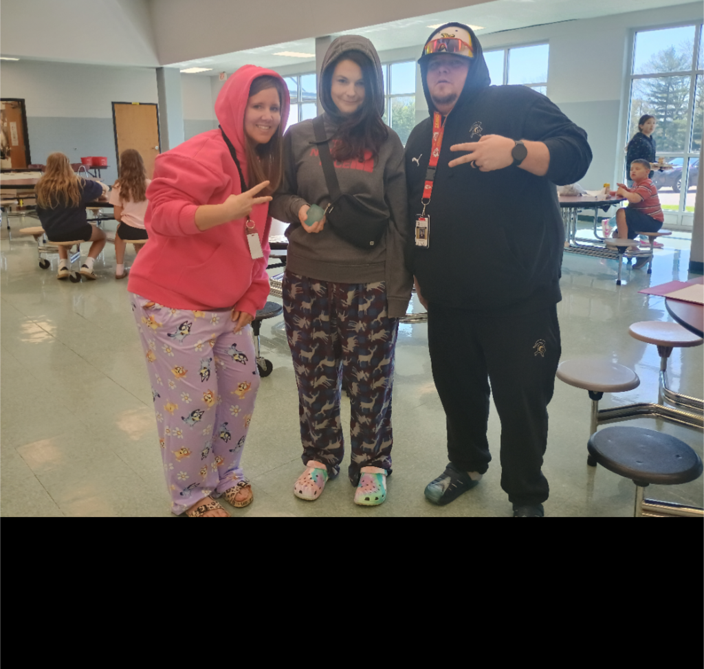 Teachers dressed like students.