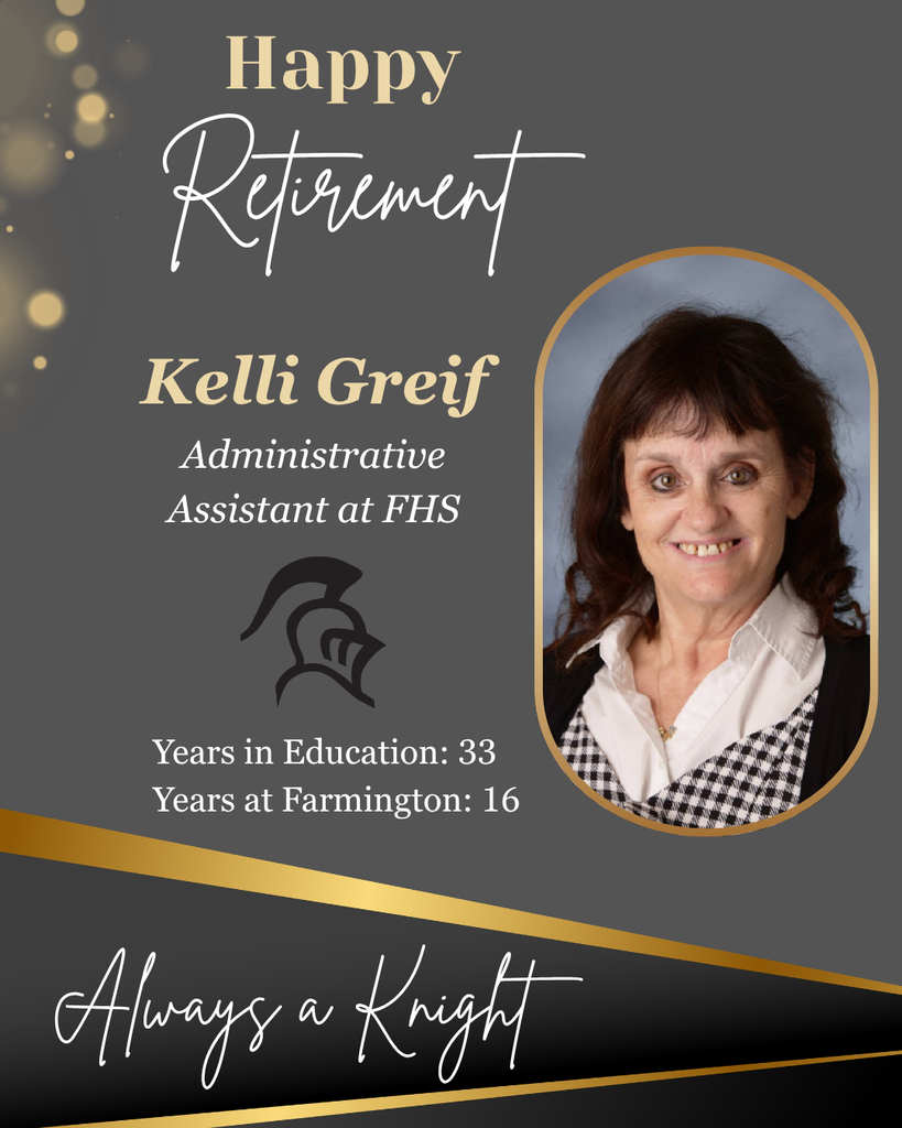 Happy Retirement to Kelli Greif