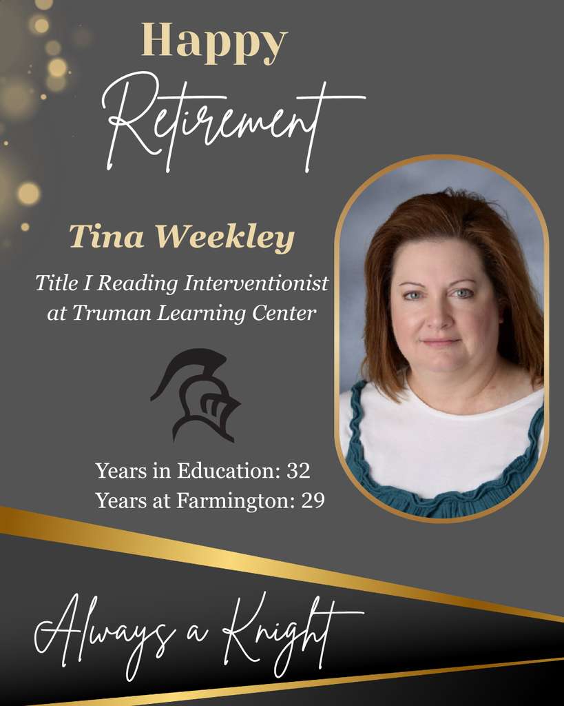 Happy Retirement to Tina Weekley