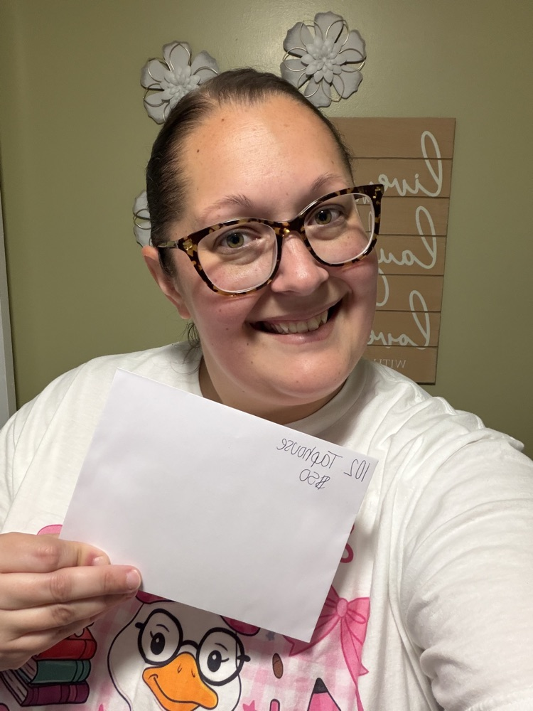 teacher won gift card