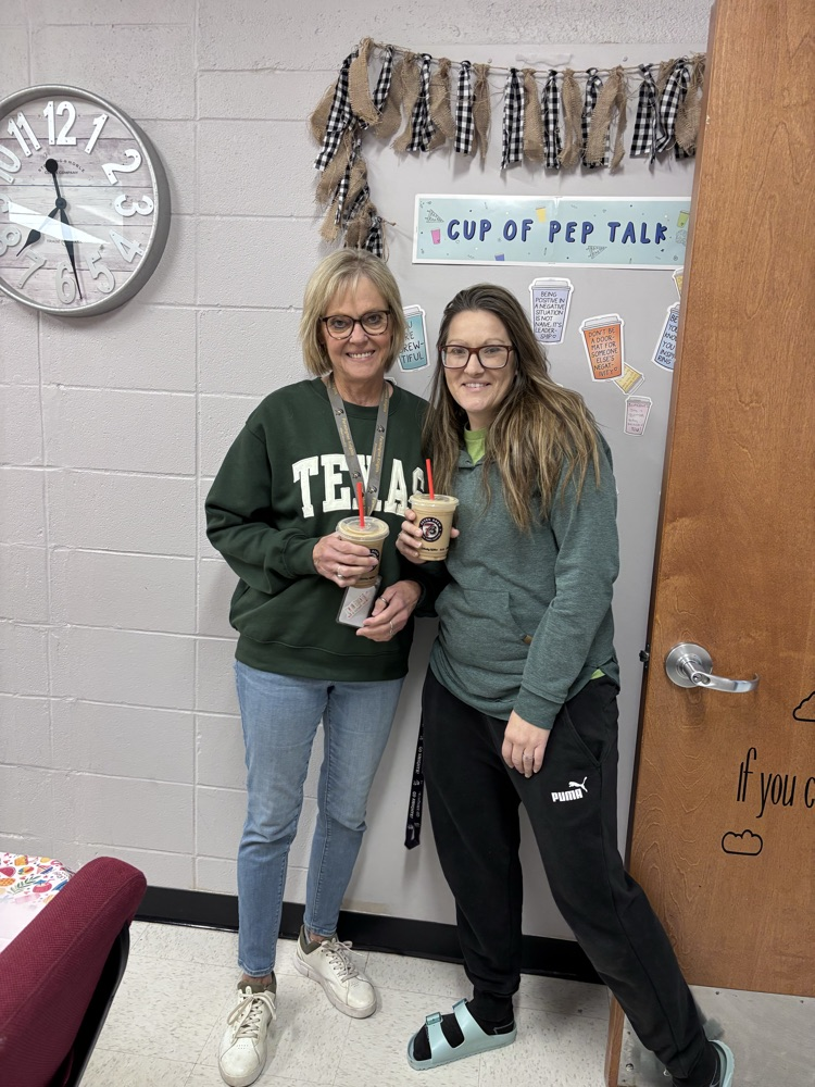 staff with coffee