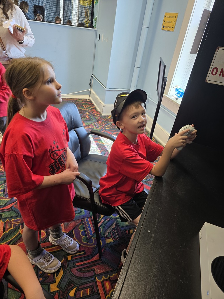 Students at a field trip