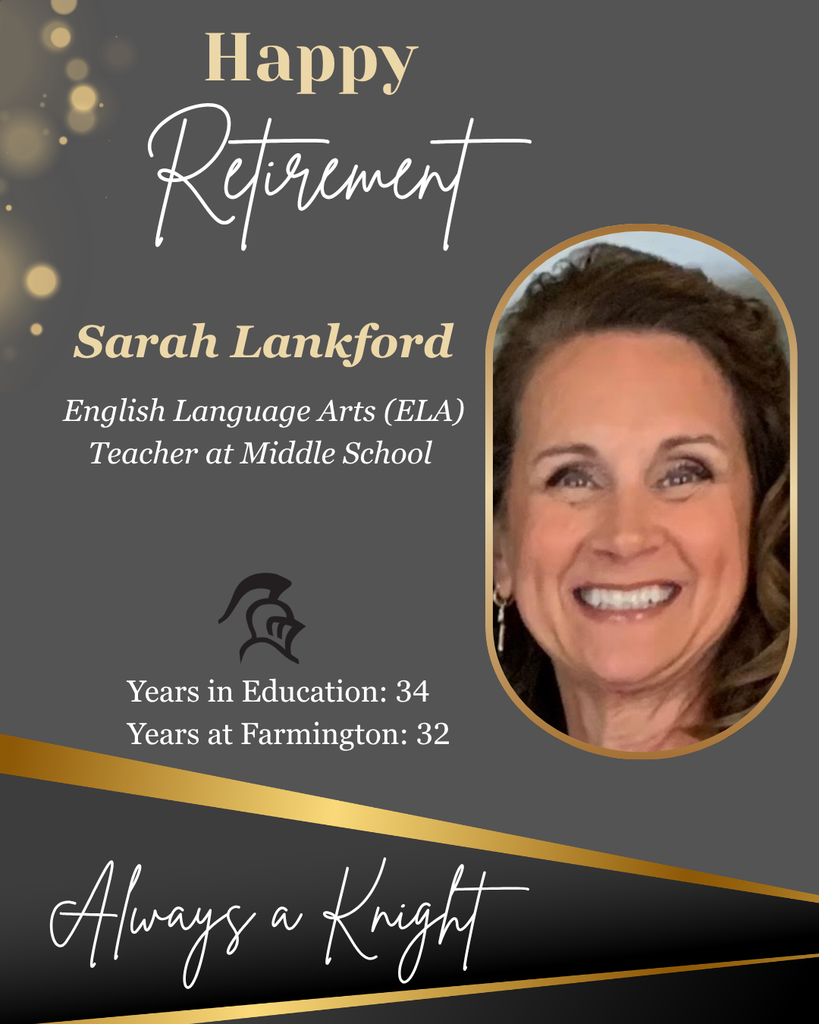 Happy Retirement to Sarah Lankford
