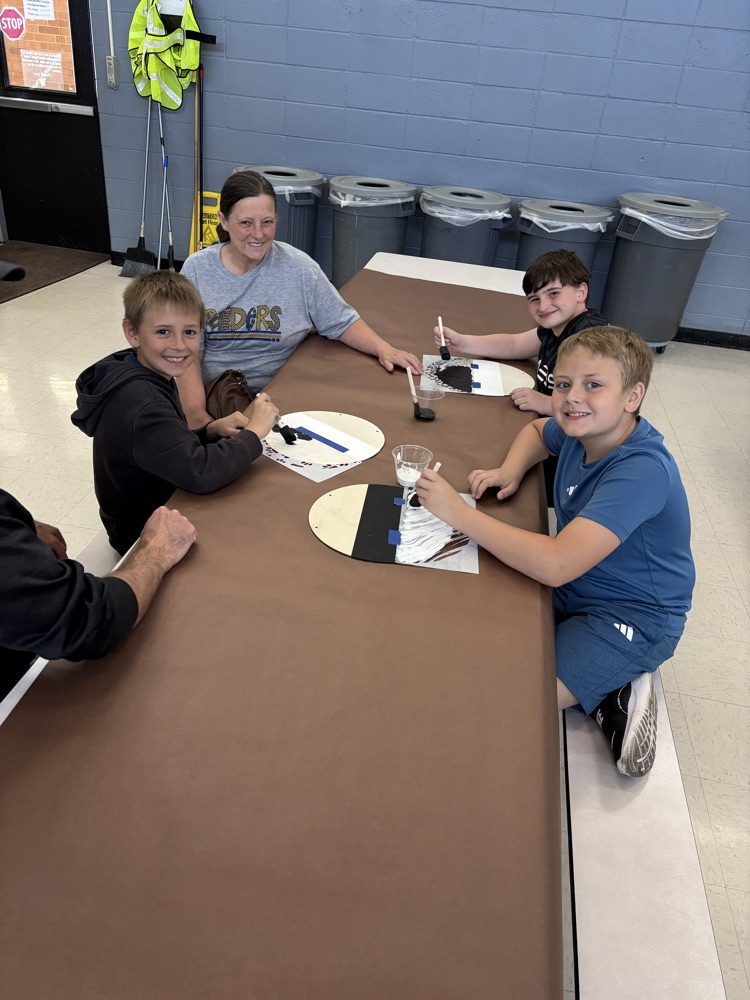 students making gifts