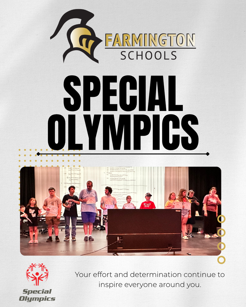 Farmington Special Olympics athletes