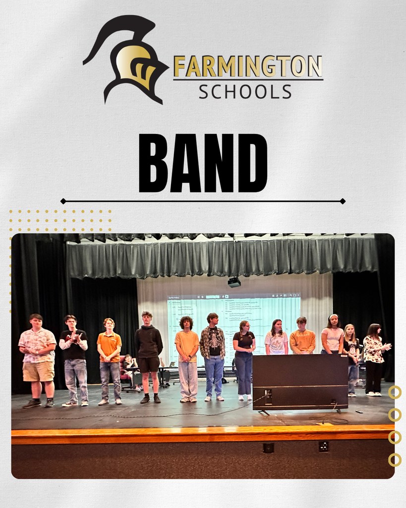 Farmington band honored at school board meeting