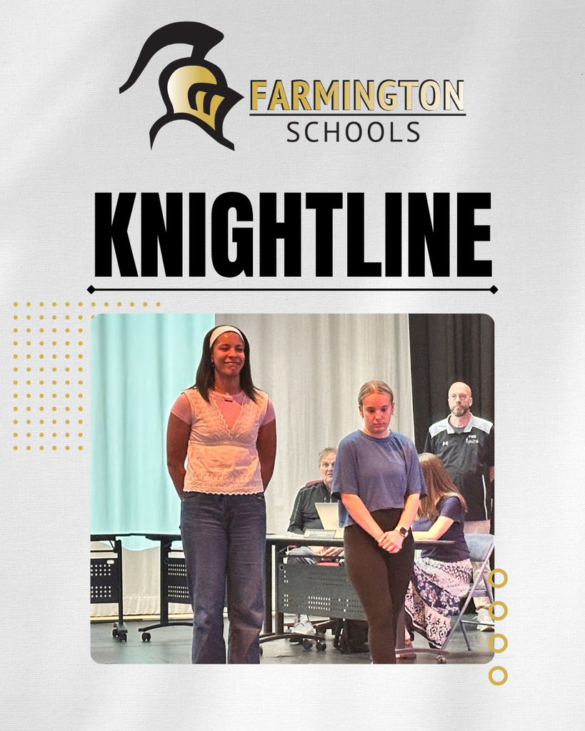 Farmington Knightline honored at school board meeting