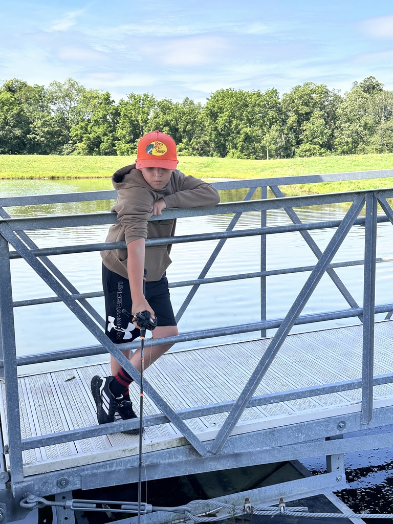 Boy fishing