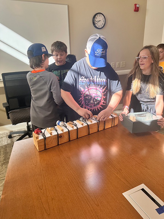 Kids in escape room