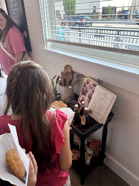 Kids at a bakery