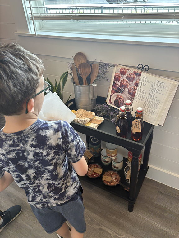 Kids at a bakery