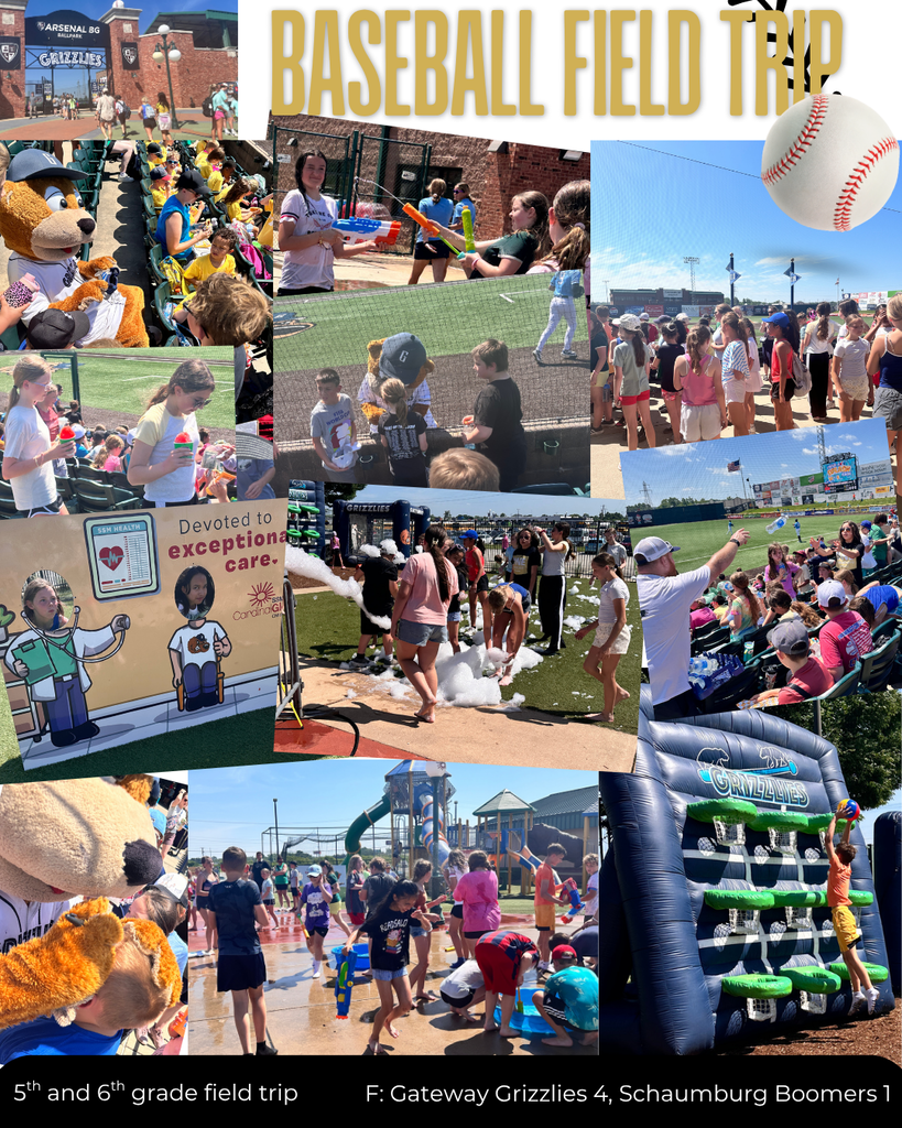 Pics from baseball field trip to Gateway Grizzlies game