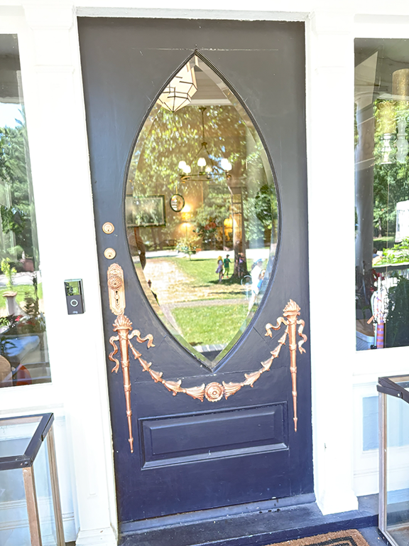 Exterior door at a historic home