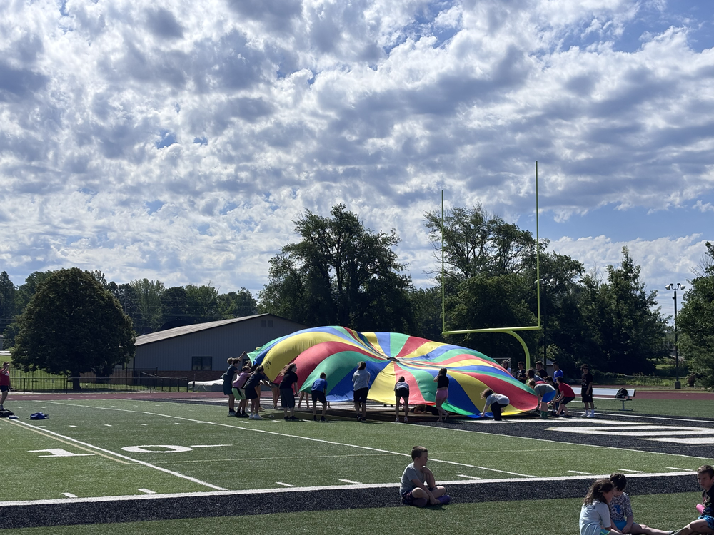 Kids enjoying field day