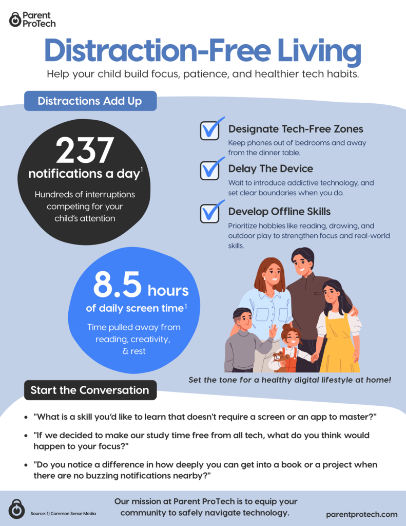Parent ProTech info on distraction-free living