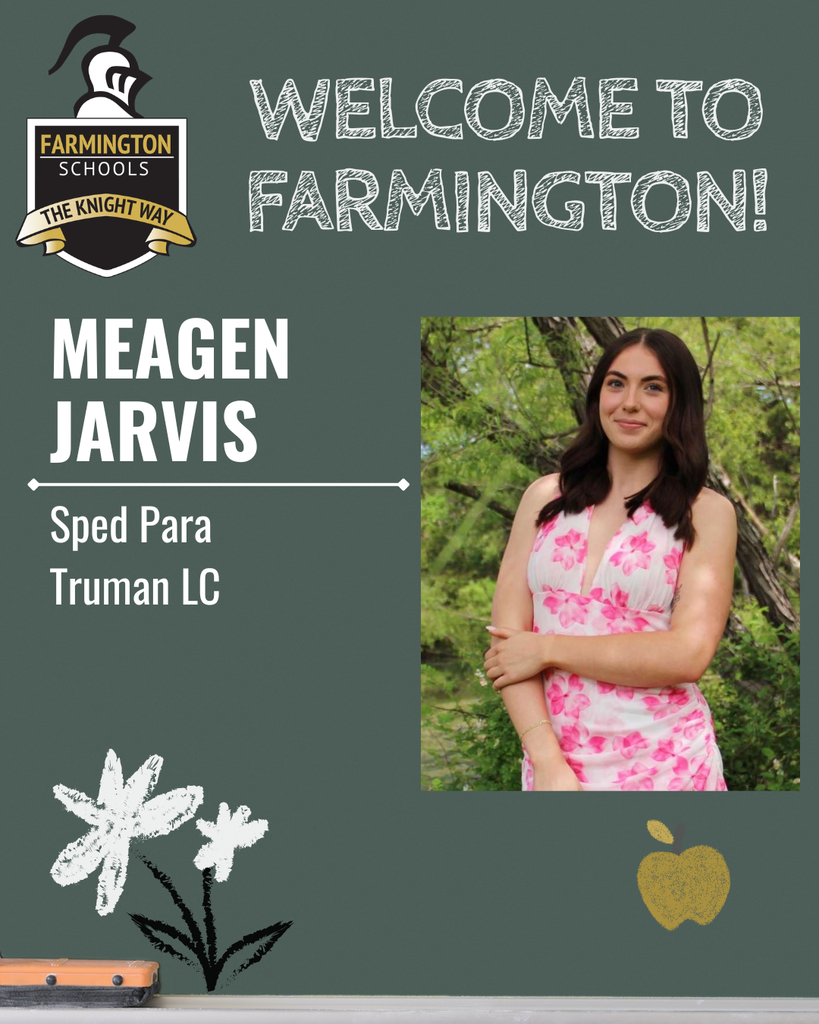 Announcing Meagan Jarvis as new Farmington sped para