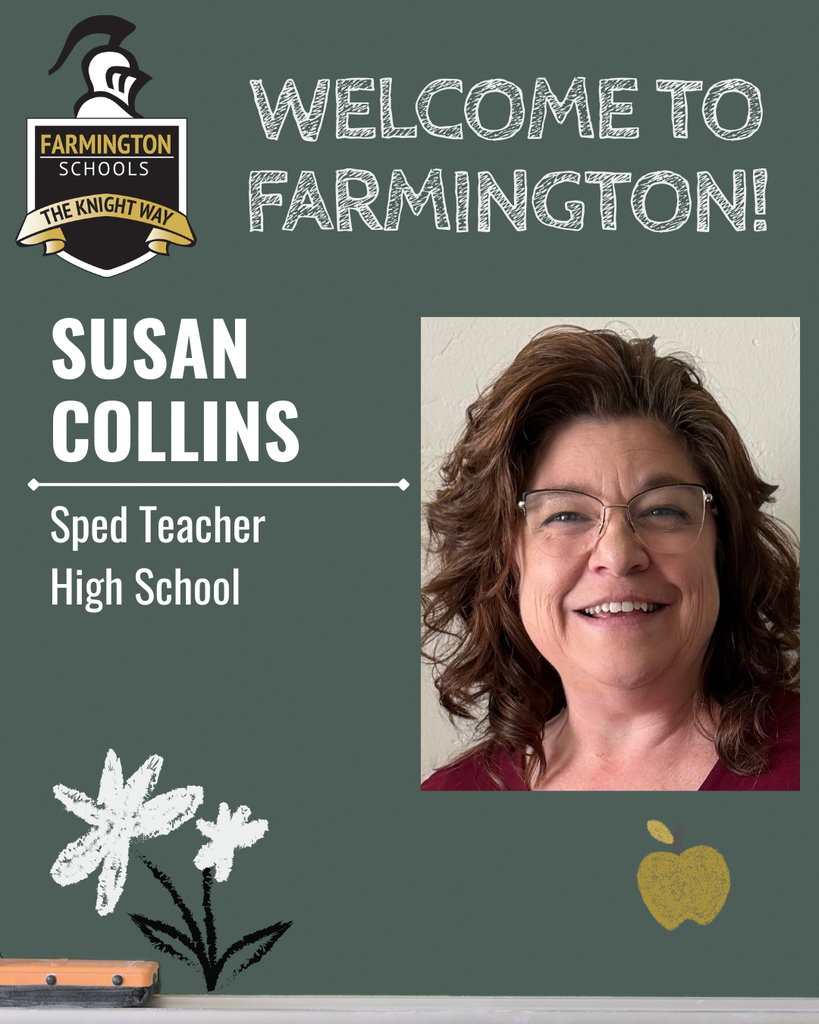 Welcoming Susan Collins as a Farmington teacher