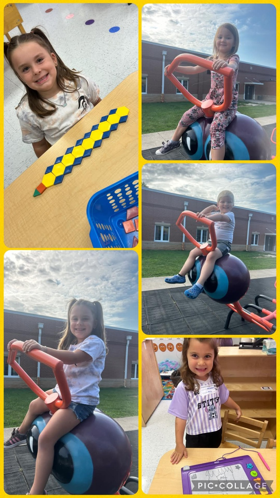 Mrs. G’s Preschool station fun! 