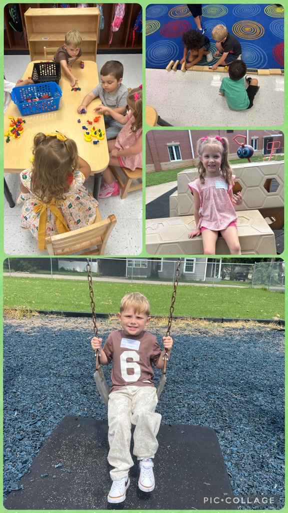 Mrs. G’s Preschool station fun! 