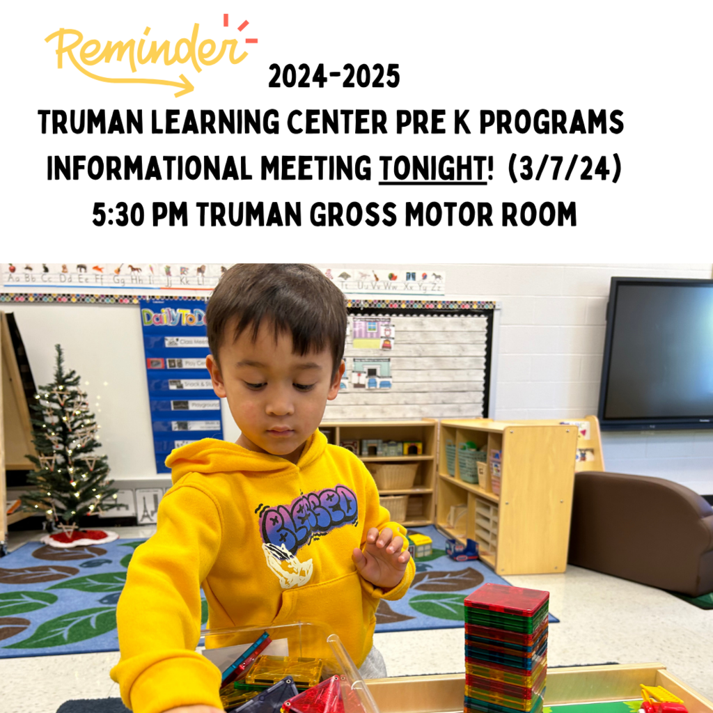 Student playing with magnetic blocks