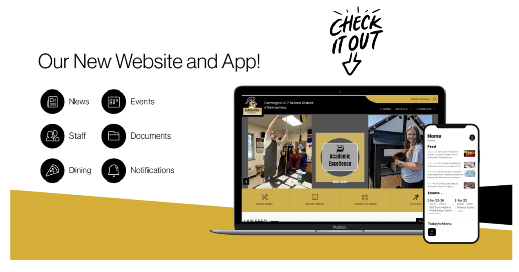 picture of a laptop and phone with website and app