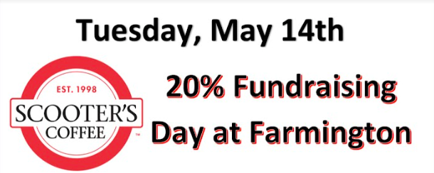scooters fundraiser 20% to schools may 14th