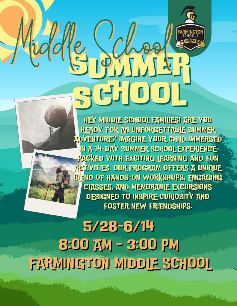 middle school summer learning