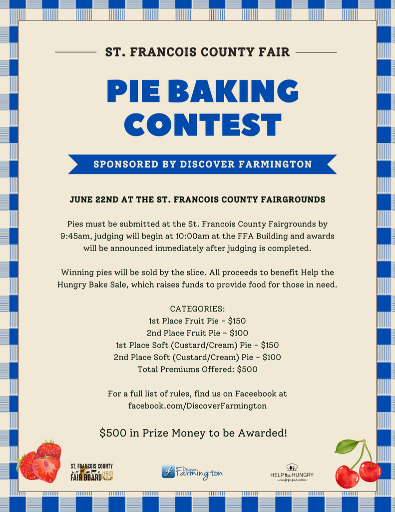 Pie baking contest