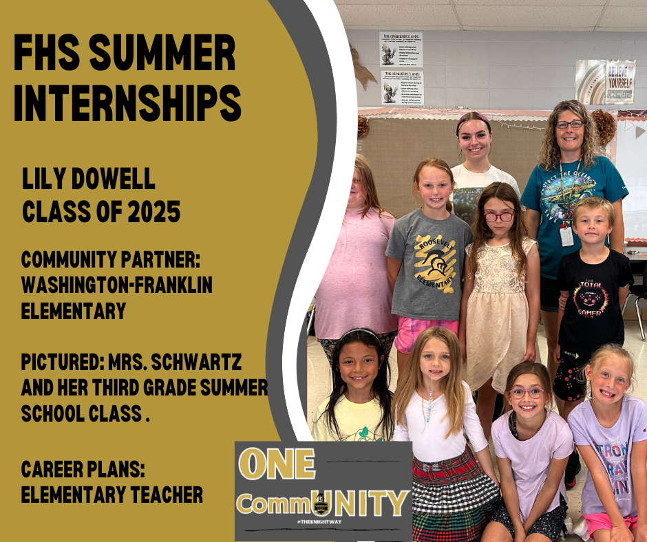 Lily, Mrs. Schwartz and students