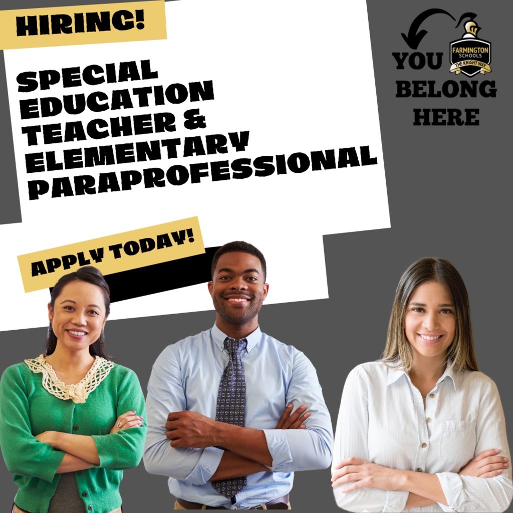 hiring special education teacher and elementary para