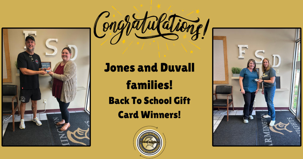Jones and Duval families getting gift cards