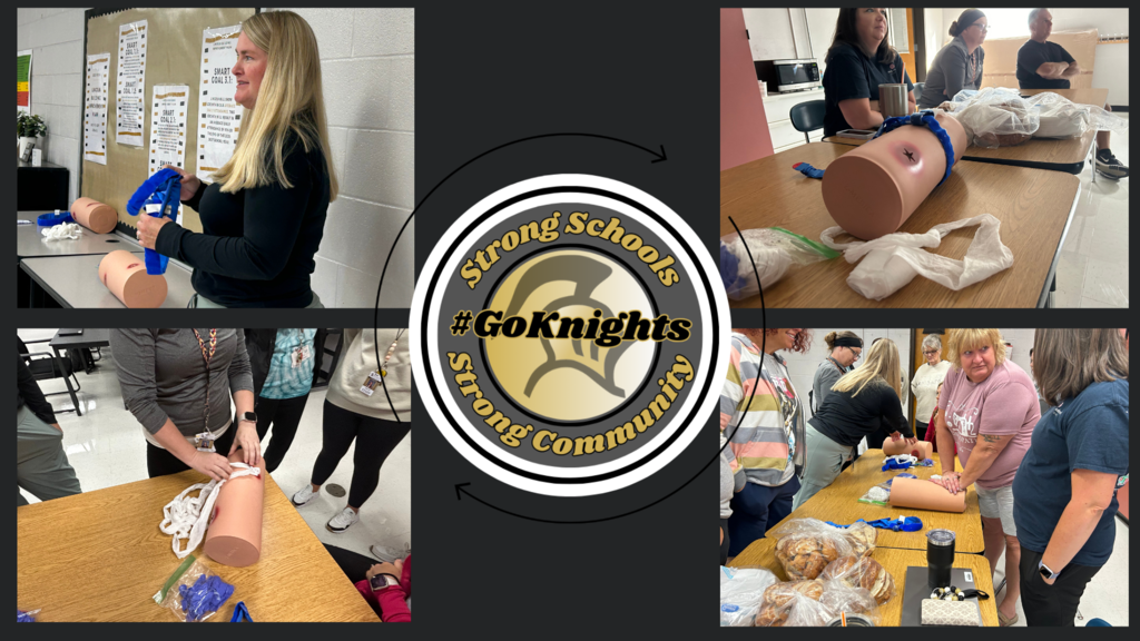 staff in various trainings