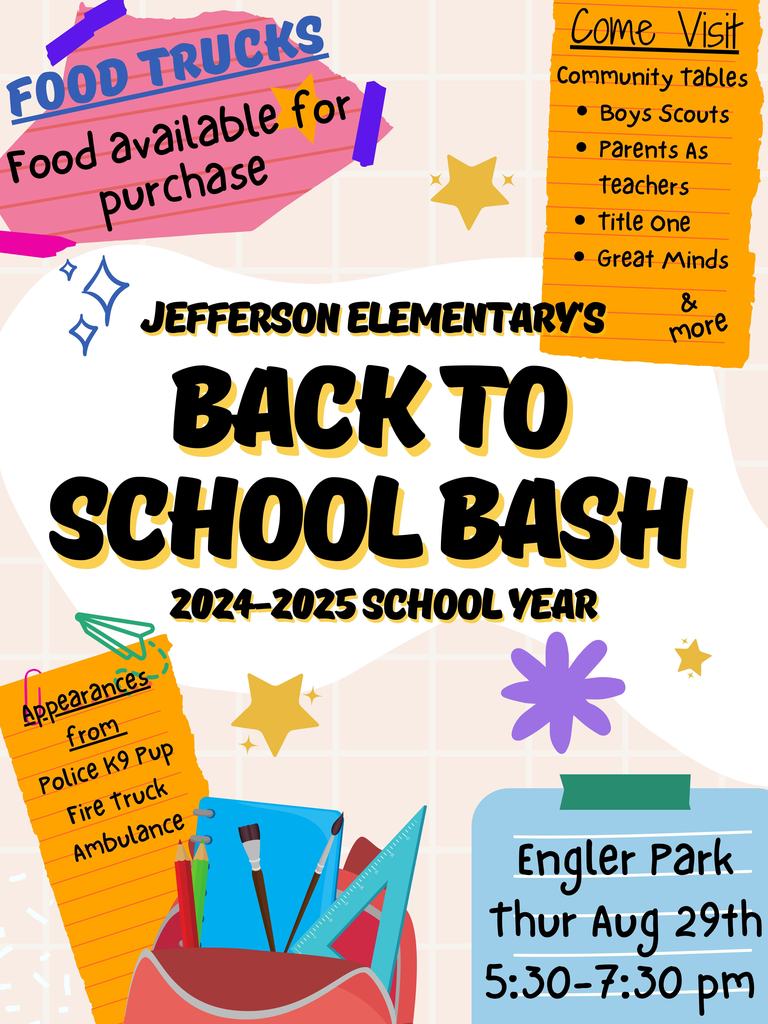 Back to school bash