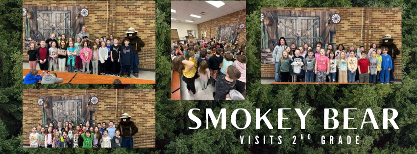 smokey bear visits the 2nd grders